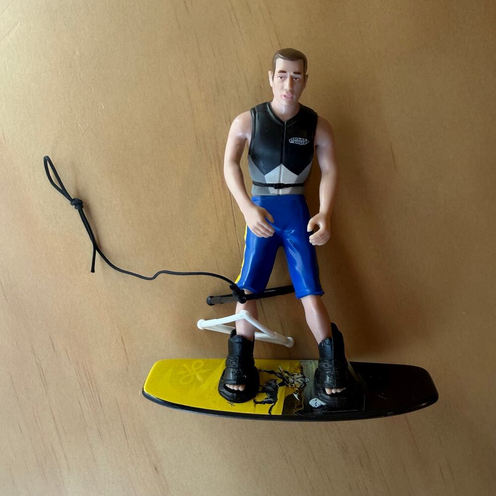 RARE Huck Doll 2003 Bendable Wakeboard Series 1 With Accessories